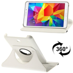 Custodia in Ecopelle Bianca con Holder e rotazione 360° per Samsung Galaxy Tab 4 (7") SM-T230