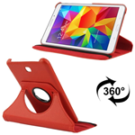 Custodia in Ecopelle Rossa con Holder e rotazione 360° per Samsung Galaxy Tab 4 (7") SM-T230