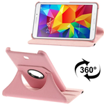 Custodia in Ecopelle Rosa con Holder e rotazione 360° per Samsung Galaxy Tab 4 (7") SM-T230