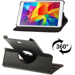 Custodia in Ecopelle Nera con Holder e rotazione 360° per Samsung Galaxy Tab 4 (8") SM-T330