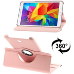 Custodia in Ecopelle Rosa con Holder e rotazione 360° per Samsung Galaxy Tab 4 (8") SM-T330