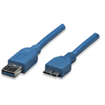Cavo USB 3.0 tipo A maschio a USB 3.0 tipo Micro B maschio 0.5 mt