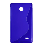 Custodia in TPU S-Line Blu per Nokia X+