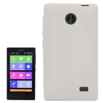 Custodia in TPU S-Line Bianco per Nokia X+