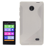 Custodia in TPU S-Line Trasparente per Nokia X+