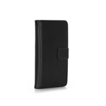 Custodia Universale Libro Portacarte per Smartphone da 4.3" a 4.8" Nero