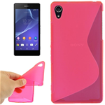 Custodia in TPU S-Line Fucsia per Sony Xperia Z2 / L50W / D6503