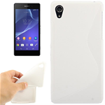 Custodia in TPU S-Line Bianco per Sony Xperia Z2 / L50W / D6503