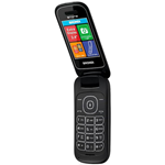 Telefono Cellulare Brondi Stone Nero Dual SIM/Display Grande/Fotocamera/Radio FM/Flip Attivo