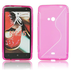 Custodia in TPU S-Line Fucsia per Nokia Lumia 625