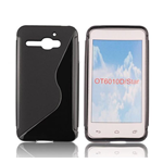 Custodia in TPU Nero per Alcatel One Touch Fire (4012)