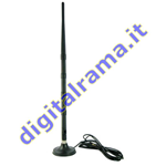 Antenna Wireless 3G 15dbi omnidirezionale con Base