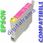 Cartuccia C13T080640 - T0806 Light Magenta Compatibile Epson Stylus Photo R265 R360 RX560 ecc.