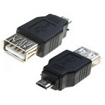 Adattatore USB A Femmina a Micro 5 pin Maschio