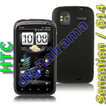 Custodia in TPU Nero x HTC G14 / Sensation