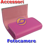 Custodia in Ecopelle per fotocamera Pink/Rosa dim: 94x57x20mm