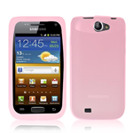 Custodia in Silicone Bulk Pink/Rosa x Samsung i8150 Galaxy W