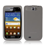 Custodia in Silicone Grigio per Samsung i8150 Galaxy W