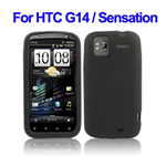 Custodia in Silicone Bulk Black/Nero per HTC G14 / Sensation 4G