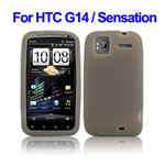 Custodia in Silicone Bulk Gray/Grigio x HTC G14 / Sensation 4G