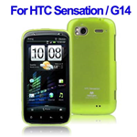 Custodia in TPU Mercury Verde Blister x HTC G14 / Sensation 4G