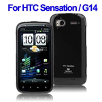 Custodia in TPU Mercury Nero Blister x HTC G14 / Sensation 4G