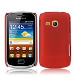 Custodia in PVC Rosso per Samsung S6500 Galaxy mini 2