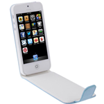 Custodia in Ecopelle Azzurra x Apple iPhone 5 Bianco