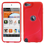 Custodia in TPU Rosso S-LINE x Apple iPod Touch 5