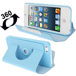 Custodia Ecopelle Azzurra con Holder 360° x Apple iPhone 5