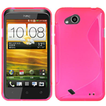 Custodia in TPU Fucsia S-LINE x HTC Desire VC T328D