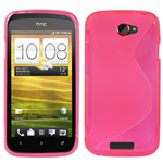 Custodia in TPU Fucsia S-LINE x HTC One S (Z520e)