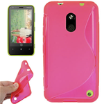 Custodia in TPU Fucsia S-LINE x Nokia Lumia 620