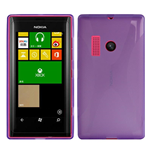 Custodia in TPU X-Line Viola per Nokia Lumia 505