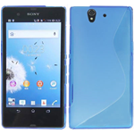 Custodia in TPU S-Line Blu x Sony Xperia Z / L36h