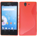 Custodia in TPU S-Line Rosso x Sony Xperia Z / L36h