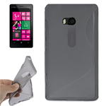 Custodia in TPU Grigio S-LINE x Nokia Lumia 810