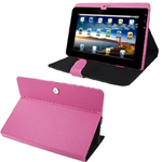 Custodia in Ecopelle Rosa Fucsia Universale per Tablet 10''