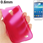 Custodia in PVC Fucsia Satinato Ultra Sottile 0,6mm per Samsung Galaxy S4 Mini / i9190 / i9192 / i9195