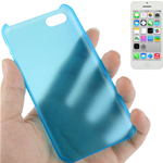 Custodia in PVC Azzurro Satinato per Apple iPhone 5C