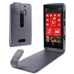 Custodia in Ecopelle Nera per Nokia Lumia 928