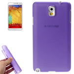 Custodia in PVC Ultrasottile Viola per Samsung Galaxy Note 3 / N9005 / N9000