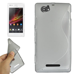 Custodia in TPU S-Line Grigio per Sony Xperia M / C1904 / C1905