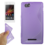 Custodia in TPU S-Line Viola per Sony Xperia M / C1904 / C1905