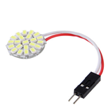 Lampadina 22 LED 3014 SMD Bianchi Luce Fredda 12V per interno Automobile