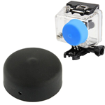 Coperchio in silicone nero ST-42 per obiettivo Camera GoPro HERO 2