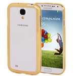 Cover/Cornice Bumper in TPU Arancione per Samsung i9505 / i9500 / Galaxy S4 / SIV