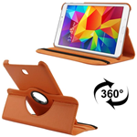 Custodia in Ecopelle Arancione con Holder e rotazione 360° per Samsung Galaxy Tab 4 (8") SM-T330