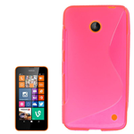 Custodia in TPU S-Line Fucsia per Nokia Lumia 630