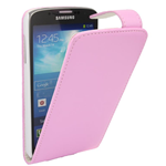 Custodia in Ecopelle Rosa Flip Vericale per Samsung Galaxy S4 Active GT-i9295